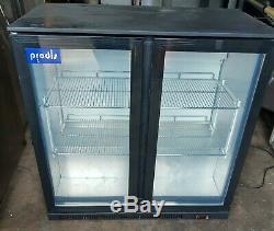 Prodis Under counter commercial double door glass fridge bottle cooler