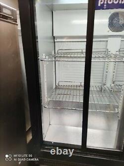 Prodis under counter commercial double sliding door glass fridge bottle cooler