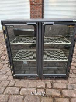 Quest Double Door Commercial Bottle Cooler Under Counter Bar Fridge Working