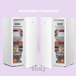 RCD93WH2E Under Counter Fridge, 93L Small Fridge with Cooler Box, Light