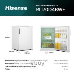 RL170D4BWE Freestanding 56Cm under Counter Fridge 132 Litre Capacity Auto De