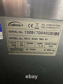 Rare Williams 2 Draw Under Counter Fridge In Excellent Condition, Leading Brand