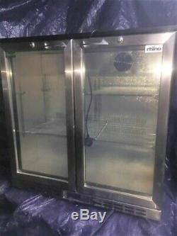 Rhino 2 Door Drinks Display / Under Counter Bar/ Pub Glass Froster /Freezer LED