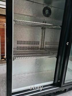 Rhino 2 Sliding Door Under Counter Man Cave Bulmers Bottle Cooler Fridge