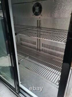 Rhino 2 Sliding Door Under Counter Man Cave Bulmers Bottle Cooler Fridge