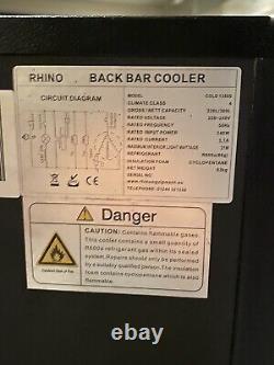 Rhino 3 Door Under-counter bottle fridge