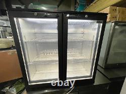 Rhino Commercial Double Door Under Counter Fridge-chiller/bar Cooler-used