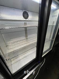 Rhino Commercial Double Door Under Counter Fridge-chiller/bar Cooler-used