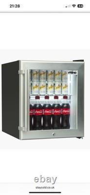 Rhino Silver Under Counter Beer Fridge Coors Branded New