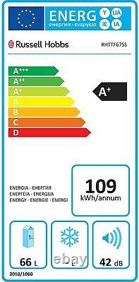Russell Hobbs RHTTF67B 67L 66L Under Counter Table Top Mini Fridge Cooler Black