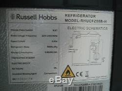 Russell Hobbs RHUCFZ55B 55cm Wide Black Under Counter Freezer