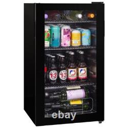 Russell Hobbs Under Counter Drinks Can Fridge 93 L Wine Cooler RH48BC101B New