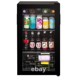 Russell Hobbs Under Counter Drinks Can Fridge 93 L Wine Cooler RH48BC101B New