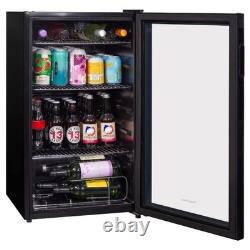 Russell Hobbs Under Counter Drinks Can Fridge 93 L Wine Cooler RH48BC101B New
