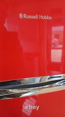 Russell Hobbs Under Counter Fridge Freezer 90L RHUCFF50 Red. Reversable Door