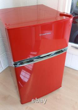 Russell Hobbs Under Counter Fridge Freezer 90L RHUCFF50 Red. Reversable Door