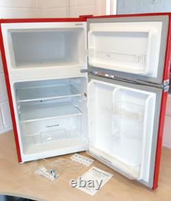 Russell Hobbs Under Counter Fridge Freezer 90L RHUCFF50 Red. Reversable Door