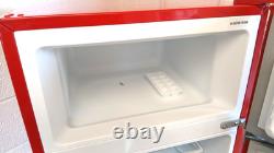 Russell Hobbs Under Counter Fridge Freezer 90L RHUCFF50 Red. Reversable Door