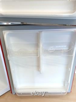 Russell Hobbs Under Counter Fridge Freezer 90L RHUCFF50 Red. Reversable Door