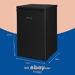 Russell Hobbs Undercounter Fridge 127L Freestanding Black Larder RH85UCLF552E1B