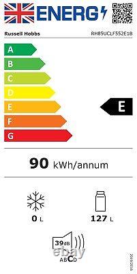 Russell Hobbs Undercounter Fridge 127L Freestanding Black Larder RH85UCLF552E1B