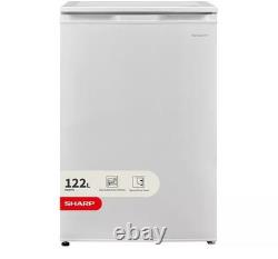 SHARP SJ-UE121M4W-EN Undercounter Fridge White REFURB-C