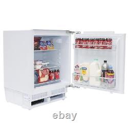 SIA 136L Built In White Integrated Under Counter Fridge RFU101