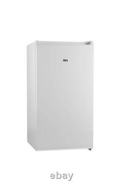 SIA 83L White Freestanding Under Counter Fridge With Chiller SFR44WE
