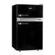 Sia 88l Freestanding Undercounter Fridge Freezer, Black Graded