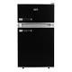 Sia 88l Freestanding Undercounter Fridge Freezer In Black