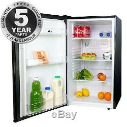 SIA AMZLFS01BL Black Free Standing Under Counter Larder Fridge A+ Energy Rating