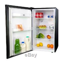 SIA AMZLFS01BL Black Free Standing Under Counter Larder Fridge A+ Energy Rating