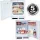 Sia Built In White Integrated Under Counter Fridge And Freezer Twin Pack