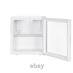 SIA Drinks Fridge, 58L Table Top Beer / Wine Cooler With Glass Door DC6WH