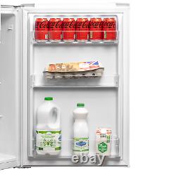 SIA Freestanding Under Counter Larder Fridge White 110L Reversible door SLF55WH