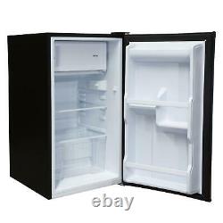 SIA LFIBL 48cm Black Free Standing Under Counter Fridge With Ice Box A+ Rated