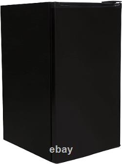 SIA LFIBL 83L Black Freestanding Under Counter Fridge with 3 Ice Box, E Rated