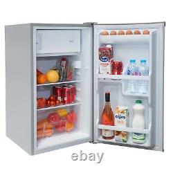 SIA LFISI 48cm Silver Free Standing Under Counter Fridge With 3 Ice Box A+