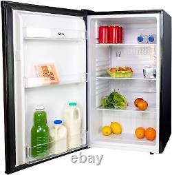 SIA LFS01BL-AMZ1 Black Under Counter Fridge, 91L Capacity, 48cm Wide, Larder, E