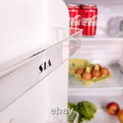SIA LFS01BL-AMZ1 Black Under Counter Fridge, 91L Capacity, 48cm Wide, Larder, E