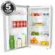 Sia Lfs01sv Free Standing Under Counter Larder Fridge In Silver, A+ Rating