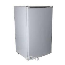 SIA LFS01SV Free Standing Under Counter Larder Fridge In Silver, A+ Rating