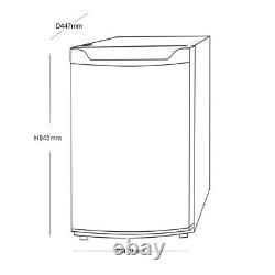 SIA LFS01WH/E 48cm White Freestanding 91L Under Counter Larder Fridge