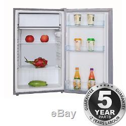 SIA LFSI01SV 49cm Free Standing Under Counter Fridge In Silver With Ice Box