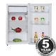 Sia Lfsi01wh 49cm Free Standing Under Counter Fridge In White With Ice Box