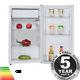 Sia Lfsi01wh 49cm Free Standing Under Counter Fridge In White With Ice Box