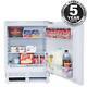 Sia Rfu101 136l Built In White Integrated Under Counter Fridge With Auto Defrost