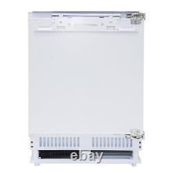 SIA RFU101 136L Built In White Integrated Under Counter Fridge With Auto Defrost
