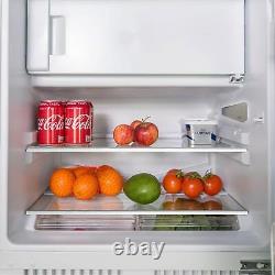 SIA RFU102 Built In White Built In Integrated Under Counter Fridge With Ice Box