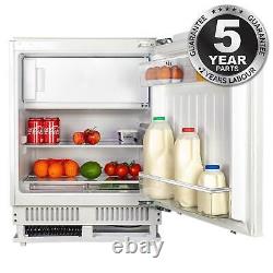 SIA RFU102 Built In White Built In Integrated Under Counter Fridge With Ice Box